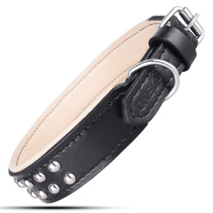 OneUP Pet Leather Dog Collar OPL-003